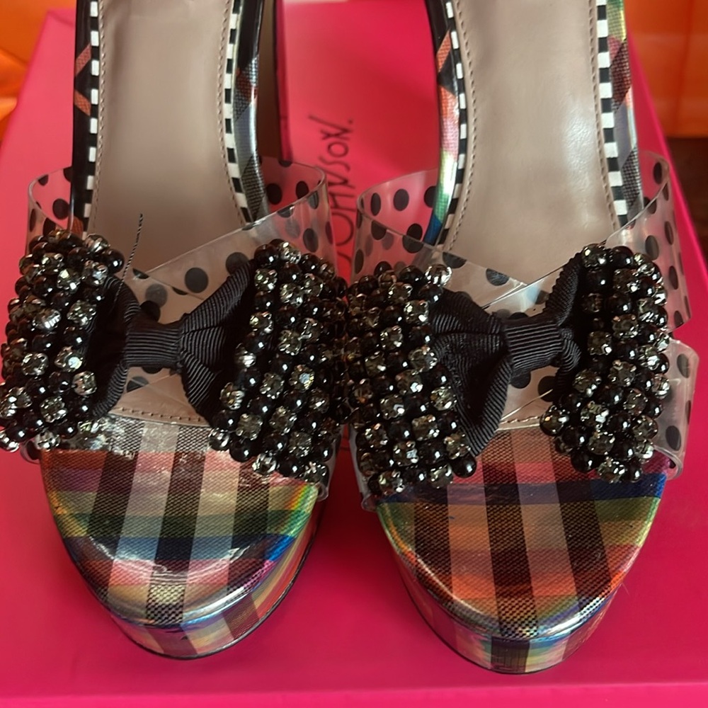 Betsey Johnson Multicolor Platform Heels - Picture 3 of 7